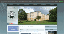 Desktop Screenshot of liceumopolelub.pl